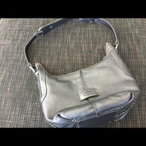 The sak silver small hobo purse